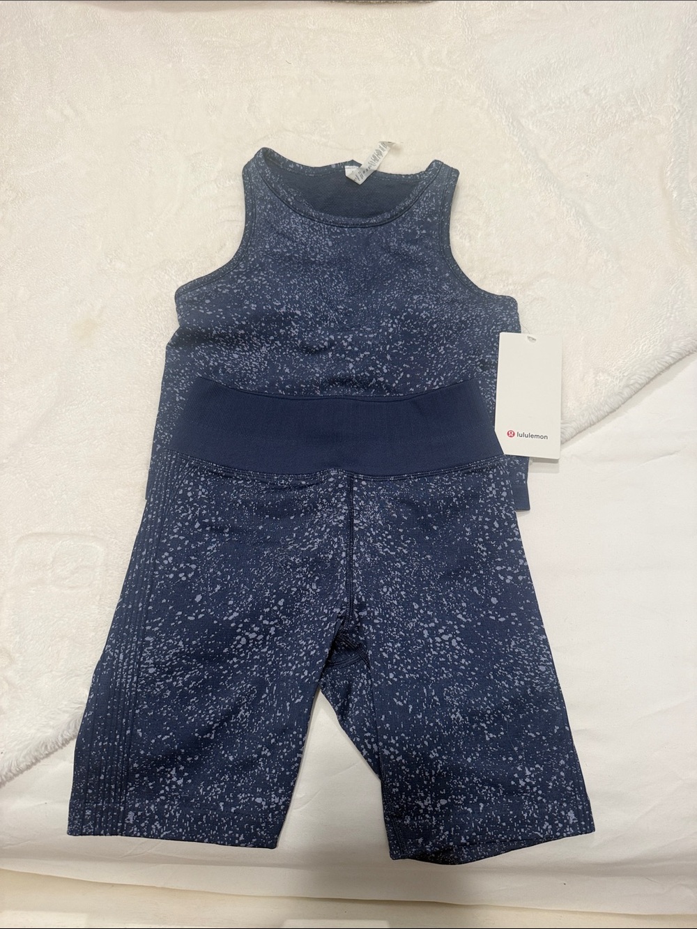 lululemon athletica Tank & Bike Shorts Set